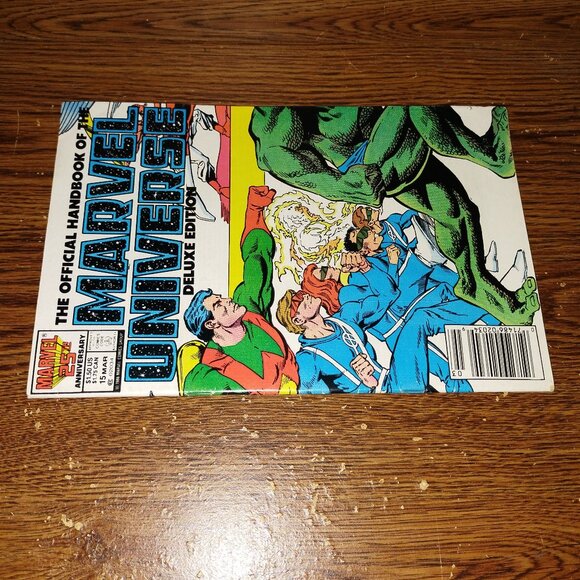 Official Handbook of Marvel Universe Deluxe #15 Wonder Man to ZZZax + Appendix - Picture 3 of 3